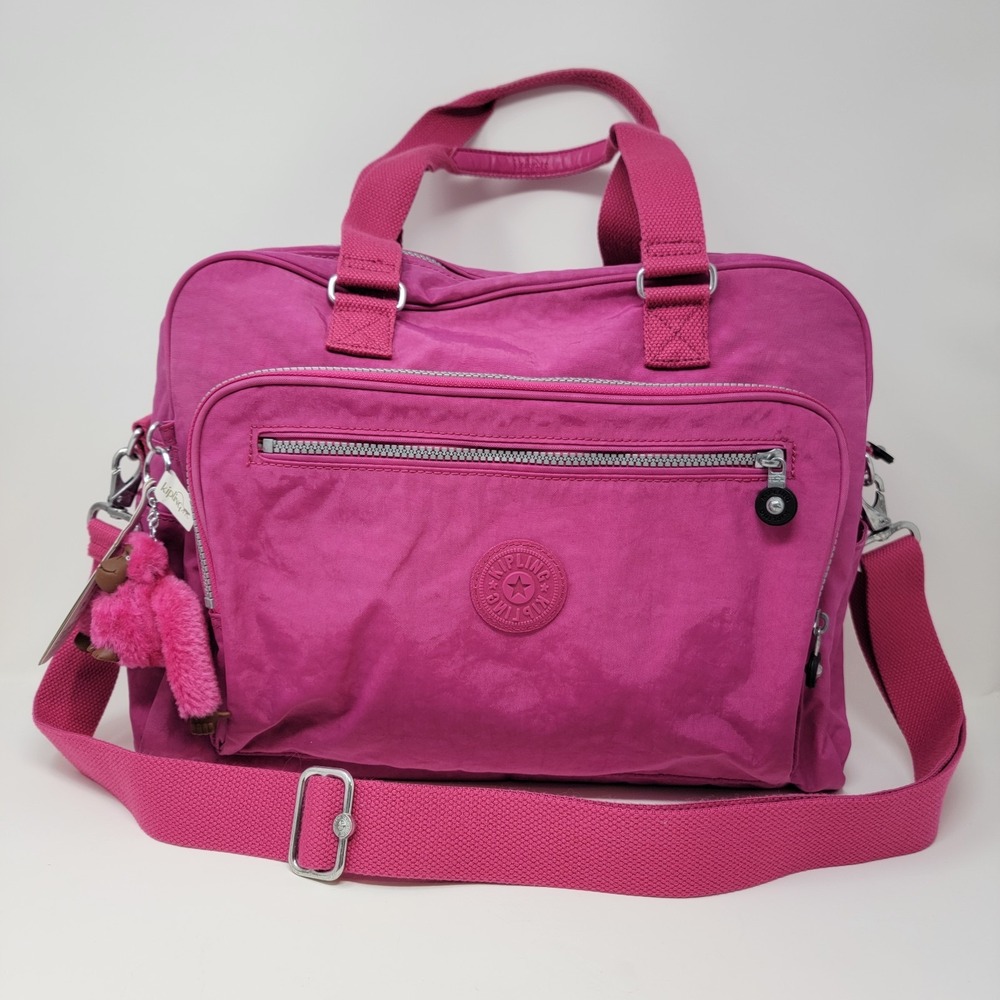 New Kipling Alanna Diaper Bag TM5266 - Very Berry Pink - 15.5"x12"x6.5" *READ*